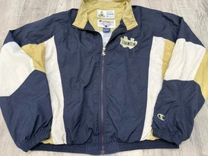 Giacca a vento leggera con zip Notre Dame Champion vintage usata in ottime condizioni taglia XL - Foto 1 di 9