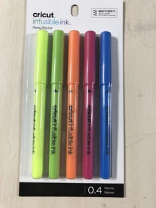 *Neu* Cricut Infusible Ink MARKERS NEON 0,4 Hersteller werkseitig versiegelt kostenloser Versand - Bild 1 von 2
