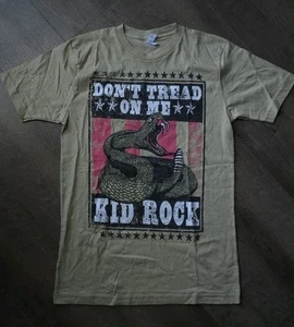 Kid Rock - "Don't Tread On Me" - Camisa Marrón Claro Para Hombre Talla L - Imagen 1 de 1
