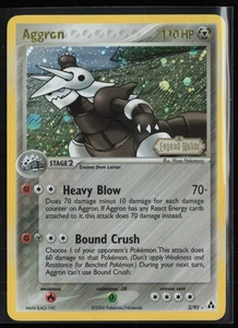 Aggron Holo Rare Legend Maker 2/92 LP / NM- - Picture 1 of 2
