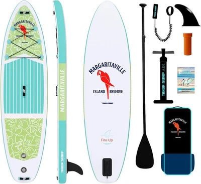 TANDM Surf Margaritaville 10'6 x 33in, Inflatable Stand-Up Paddle Board SUP KIT - Image 1 of 4