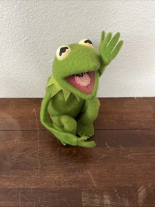 Bambola vintage 1976 Kermit la rana Fisher Price #850 A Jim Henson Muppet - Foto 1 di 13