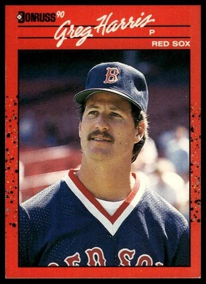 1990 Donruss #582 Greg Harris - Image 1 of 2