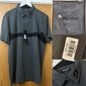 NEU MIT ETIKETT DRUIDEN GOLF anthrazit PEAK POLO Kurzarm Poloshirt XL 44 "GOLF Stretch - Bild 1 von 12