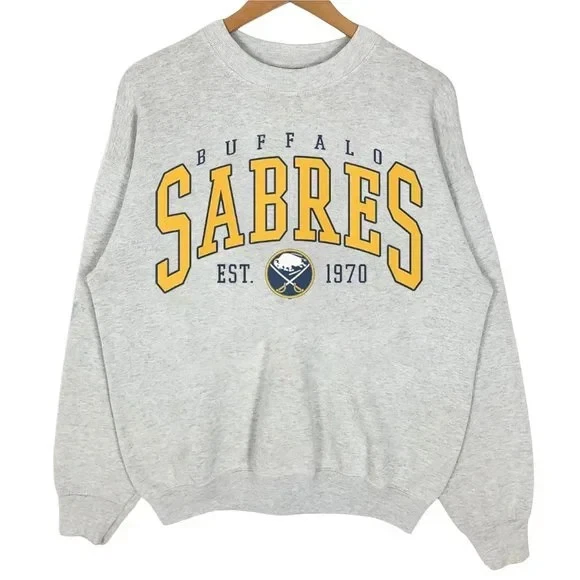 Buffalo Sabres Hockey graphic ash color Sweatshirt men women KV21500 - Image 1 of 1