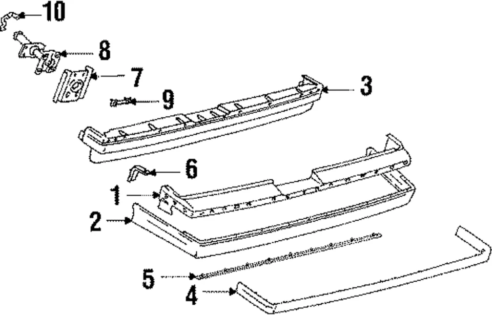 Barra de impacto original GM 22528758 Foto 1 de 1