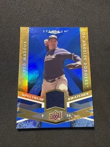 Greg Maddux 2009 Upper Deck Spectrum Swatches Game Used Patch #SS-GM - Bild 1 von 6