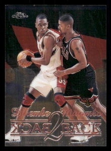 1998-99 Topps Chrome Back 2 Back #B6 Dikembe Mutombo - Picture 1 of 2