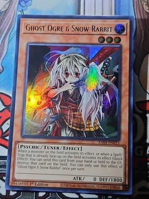 Ghost Ogre & Snow Rabbit RA04-EN015 Ultra Rare 1st Edition LP  - Image 1 of 2