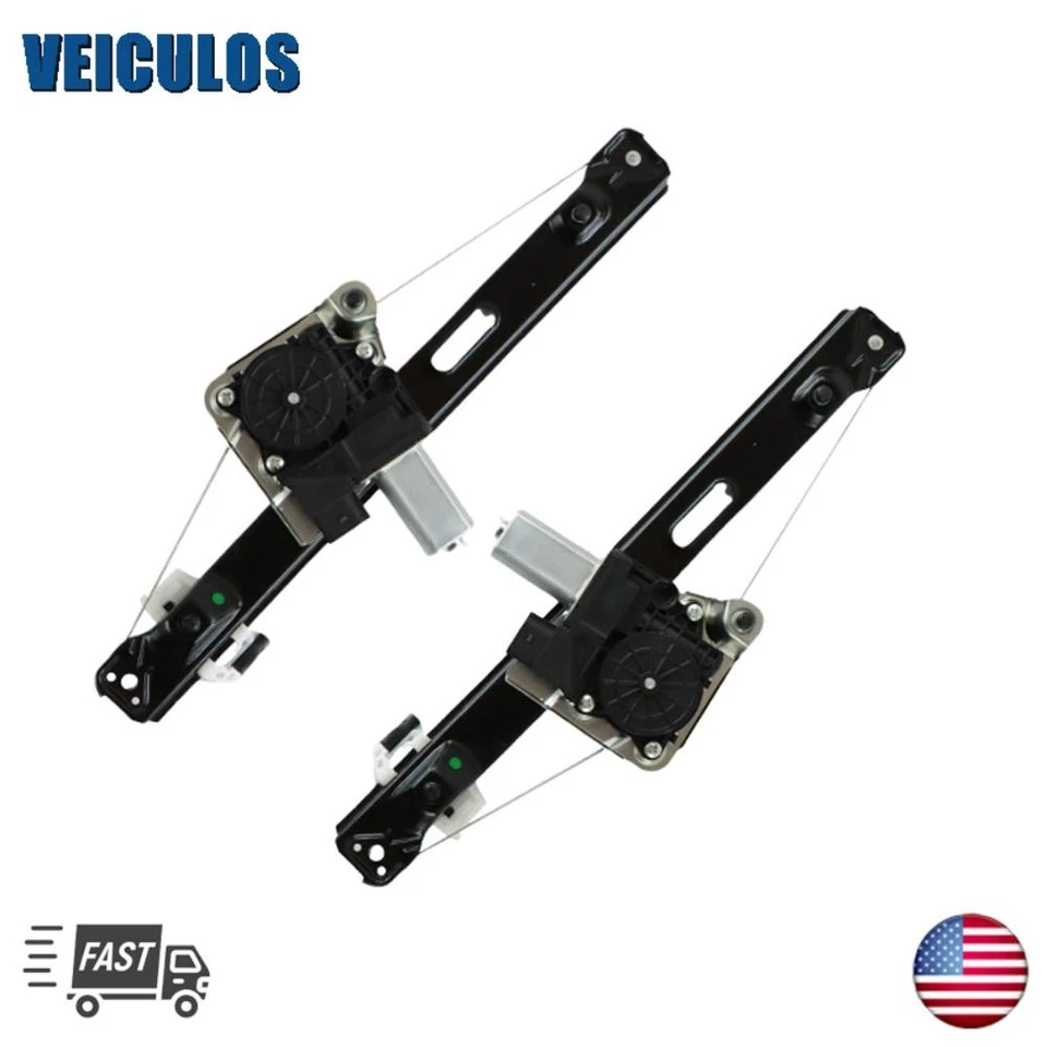 Par de reguladores de ventana trasera con motor para BMW E90 E91 325i 328i 328xi 335i 335d M3 Foto 1 de 4