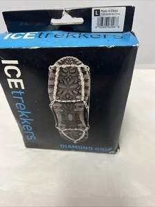 ICE TREKKKERS Diamond Grip Größe L Schnee und Eis Traktion/Wanderschuhe Neu - Bild 1 von 15