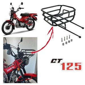 HUNTER FRONT RACK BASKET LUGGAGE HEADLIGHT GUARD HONDA CT125 TRAIL 2020 - 2022 - Picture 1 of 6
