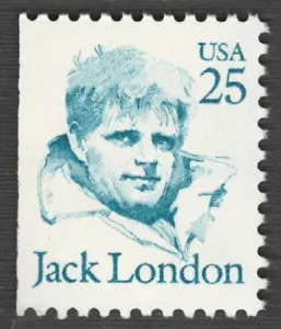 US. 2182. 25c. Jack London, Author. Great Americans. Booklet Single. MNH. 1986 - Picture 1 of 2