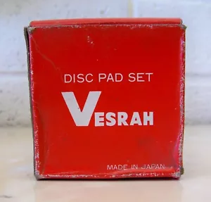 Vesrah Classique Vintage Plaquettes de Frein Moto VD-208 FA34 Yamaha GX Sr XS - Picture 1 of 6