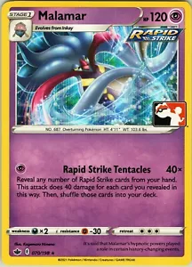 Play! Pokemon Prize Pack (Series 1) HOLO Malamar 070/198 - Near Mint (NM) (DB) - Picture 1 of 1