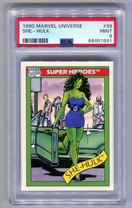 1990 Marvel Universe She-Hulk PSA 9 come nuovo #39 supereroi - Foto 1 di 2