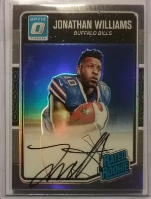 2016 Donruss Optic JONATHAN WILLIAMS Auto Rookie Holo  /99 - Image 1 of 4