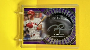 2023 Topps Silver Signatures Top Five Rhys Hoskins Phillies /25 - Picture 1 of 2
