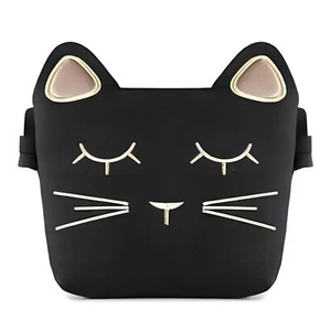 Cat-Shaped Girls' Crossbody Bag Lightweight Shoulder Bag for Kids Black - Picture 1 of 8