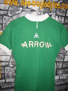 # Vintage Cycling Jersey Wool Maglia Ciclismo bici  team Arrow '70s Eroica