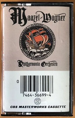 Wagner Overtures - Lorin Maazel - Philharmonia Orchestra Cassette Tape MT 36699 - Image 1 of 4