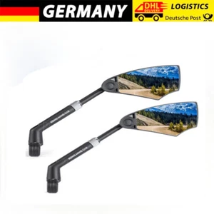 1 Paar Fahrradrückspiegel Lenker-Unterteil Rückspiegel Fahrrad Links und Rechts - Bild 1 von 14