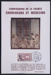 Briefkasten Philatelie Compagnons de la France Forscher und Ärzte - Bild 1 von 3