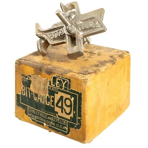 Vintage Stanley No. 49 Bit Gauge With Original Box - Excellent - Picture 1 of 3