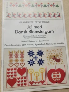 Haandarbejdets Fremme Christmas With DANSK BLOMSTERGARN Cross Stitch Booklet - Picture 1 of 3