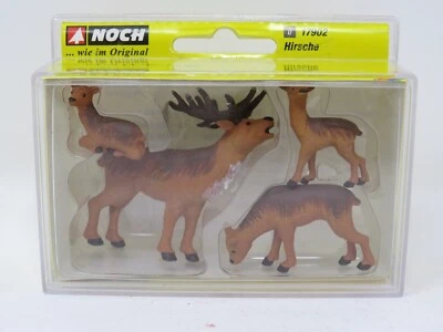 Noch O 17902 Deer Buck Stag Doe Fawn Wild Animal Forest Creatures Figure Set - Image 1 of 2