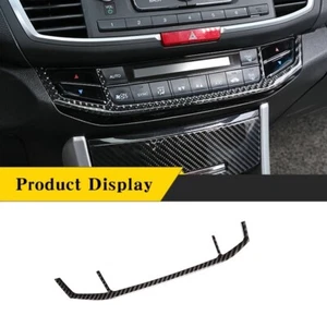 Carbon Fiber Auto Air Conditioner Air Vent Trims For Honda Accord 9th 2013-2016  - Picture 1 of 6