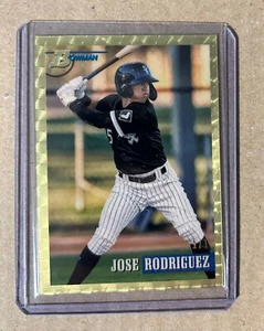 2021 Bowman Heritage Jose Rodriguez #163 1/1 Superfractor Chicago weiße Sox - Bild 1 von 2