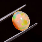 2.40Cts.100%Natural Earth Mined Color Play Opal Ethiopian 8x10x5mm Cab Top Gem
