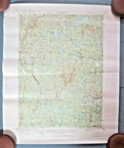 Vintage Original USGS Topography Map New Hampshire Monadnock Quadrangle,1949 Ed. - Picture 1 of 6
