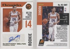 2018-19 Panini Chronicles Signatures Gold /10 De'Anthony Melton Rookie Auto RC