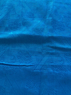 Tecido para cortina azul royal em relevo – forrado blackout | 30 x 190 - Imagem 1 de 4