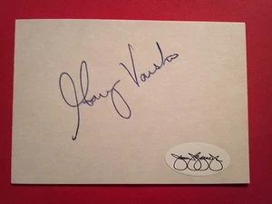 Gary Varsho Cut Index Card Autograph JSA Signed Auto - Imagen 1 de 1