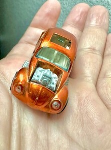 Vintage Hot Wheels REDLINE 1968 CUSTOM VOLKSWAGEN Orange Tough Original Sweet 16