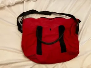 RALPH LAUREN Polo Red Bag Travel Gym Weekend Bag - Picture 1 of 8