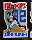 Los Angeles Dodgers Sandy Koufax Heroes Iron On Patch - 3.75