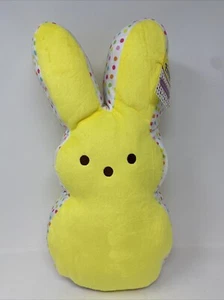 Neu mit Etikett Peeps 15 Zoll Osterhase Plüsch gelb mit Tupfen. 2023 - Bild 1 von 6