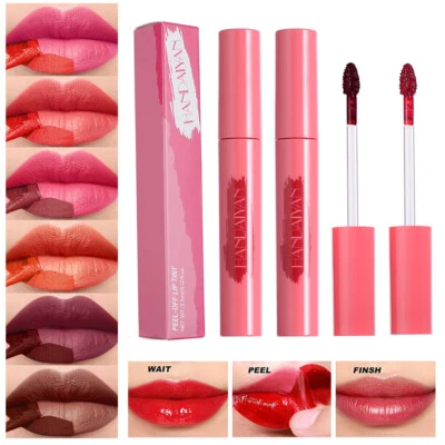 Tear Off Glaze Finish With Base Color Tinted Lip Peel-off Lip Gloss Lipstick - Image 1 of 4