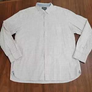 Camicia manica lunga Bonobos beige e bianca a quadri XXL vestibilità slim - Foto 1 di 6