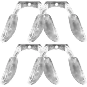 4 Pezzi Accessori Naso Occhiali Pastiglie Ricambio Occhiali Staffa Uomo - Foto 1 di 12