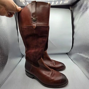 Frye Jayden Button Tall Womens Size 10 Red Equestrian Riding Boots Walking - Picture 1 of 7
