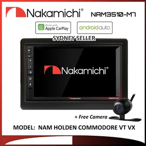 7" APPLE CARPLAY ANDROID AUTO NAKAMICHI BT FOR HOLDEN COMMODORE VT VX V2 WK VU - Bild 1 von 2