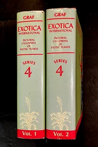 Graf Exotica International Pictorial Cyclopedia of Exotic Series 4 Vol 1 & 2 Set - Picture 1 of 11