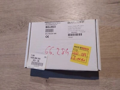 BALLUFF BGL0023 80A-001-S49 FORK BEAM PHOTOELECTRIC SENSOR - Image 1 of 4