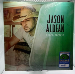 Jason Aldean Macon Georgia Exclusive Green Marble Triple Vinyl - Imagen 1 de 2