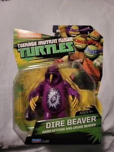 Teenage Mutant Ninja Turtles Dire Beaver Action Figure Playmates 2015 New Sealed - Picture 1 of 4